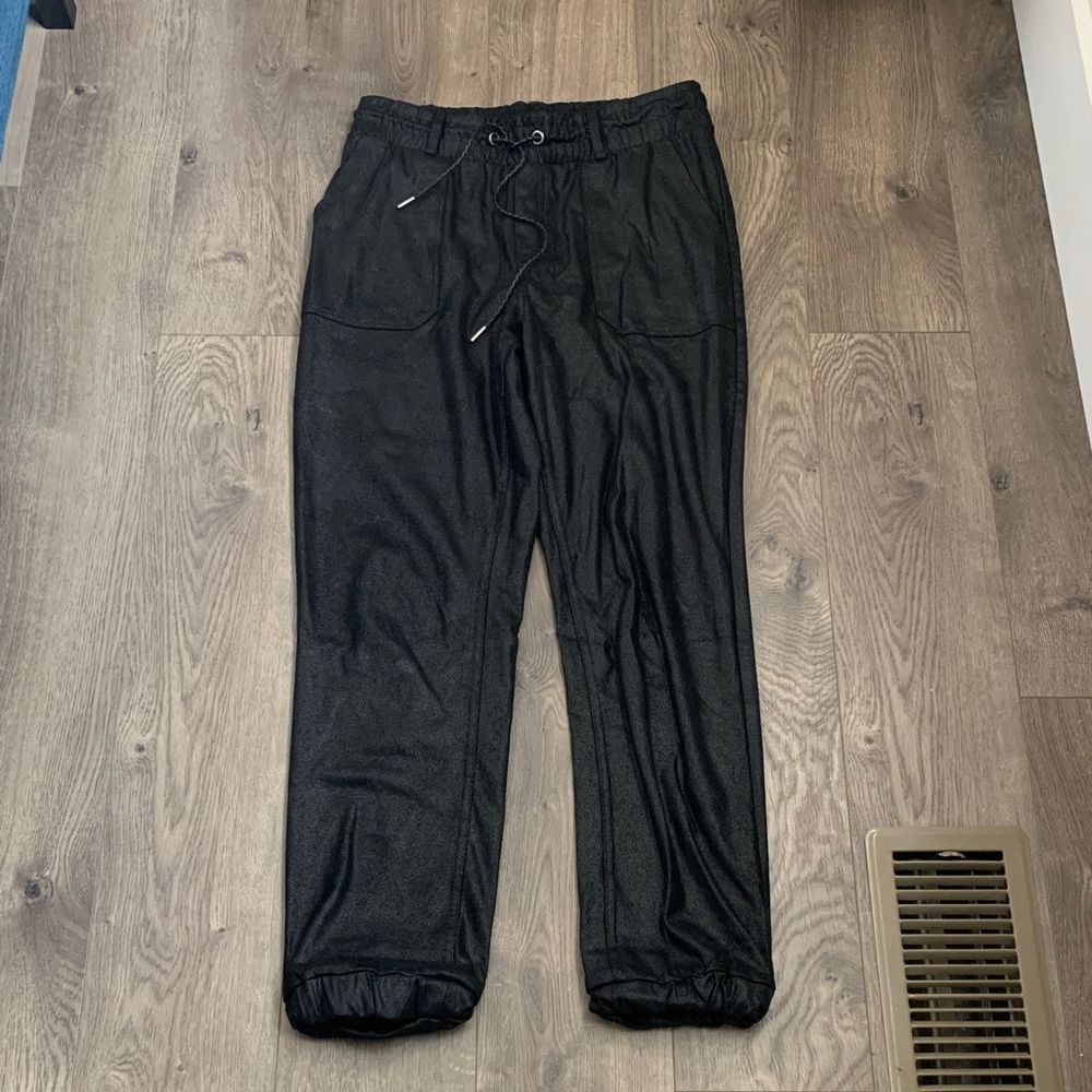 Tribal Jeans Faux Leather Joggers